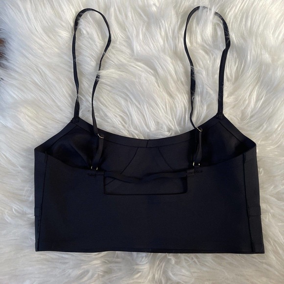 Intimately Free People Longline Bralette Black Top Crop Tank Size XS - Picture 3 of 4
